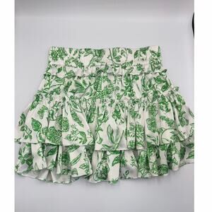 Cake for Dinner tiered ruffle smocked skort size medium
